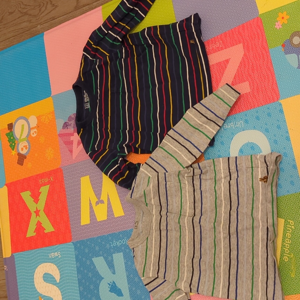 Striped 18-24M Gap Kids Cotton Long Sleeve Shirt Set